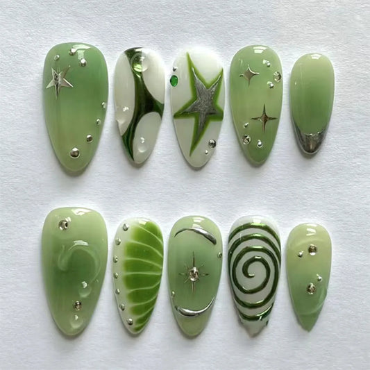 Dopamine 3D No. 07 press-on nails