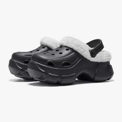 Women’s Waterproof Platform Clogs – Designer Sandals with Charms