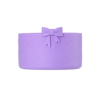 Silicone Cup Cover – Anti-Slip & Heat-Insulating Base with Butterfly Bow, Fits 12–40oz Tumblers