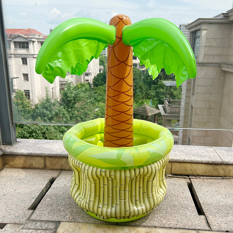 Inflatable Palm Tree Ice Bucket – Fun Party Drink Cooler