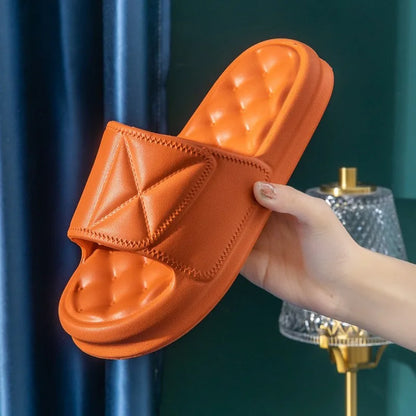 Unisex Macaron Color Slippers – Comfortable Non-Slip Home Shoes