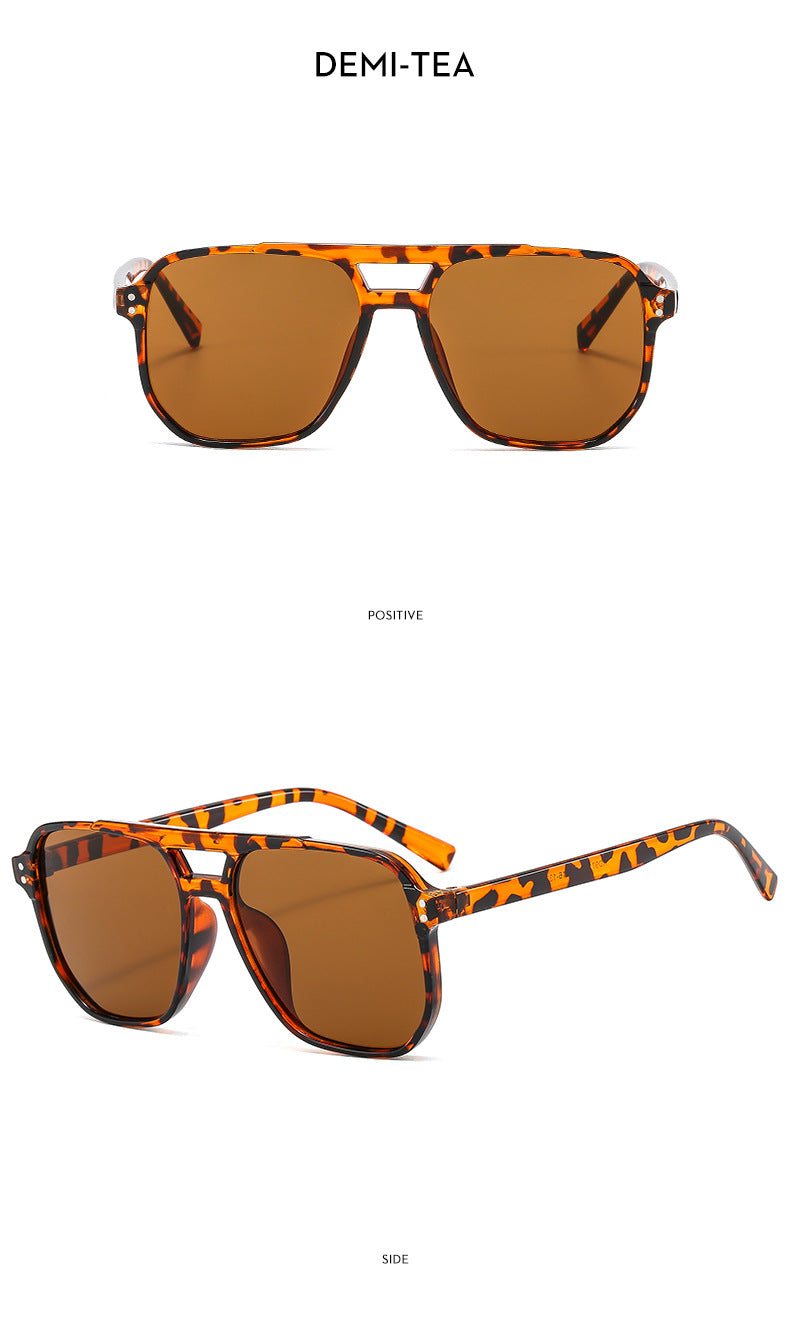 Vintage Square Sunglasses – Chic UV400 Eyewear for Men & Women