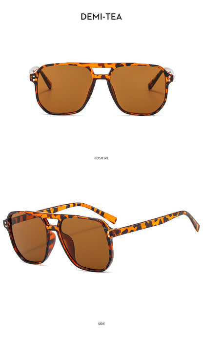 Vintage Square Sunglasses – Chic UV400 Eyewear for Men & Women