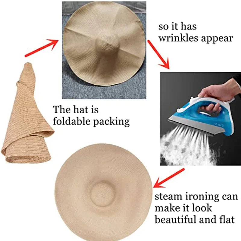 Ceeprints Oversized 70cm Beach Hat