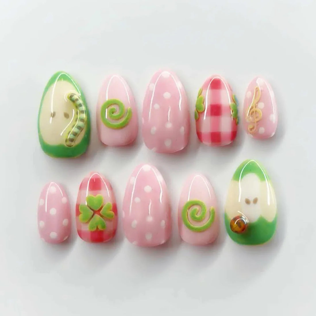 Dopamine 3D No. 03 press-on nails