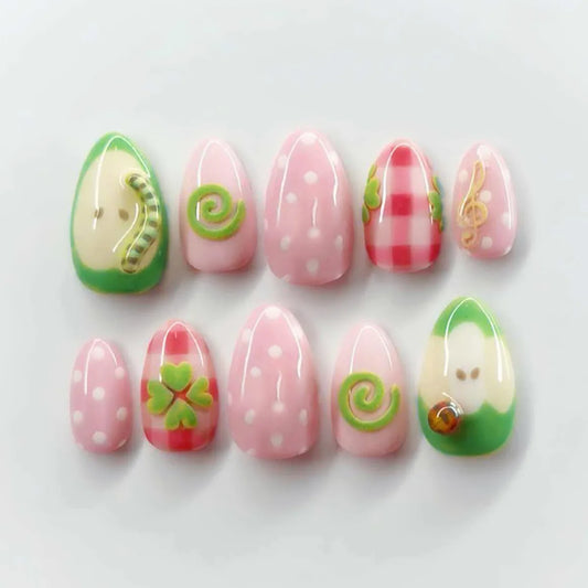 Dopamine 3D No. 03 press-on nails