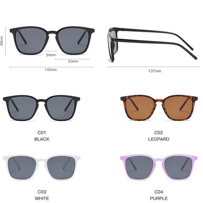 Fashion Vintage Square Sunglasses for Women – Luxury Designer Shades