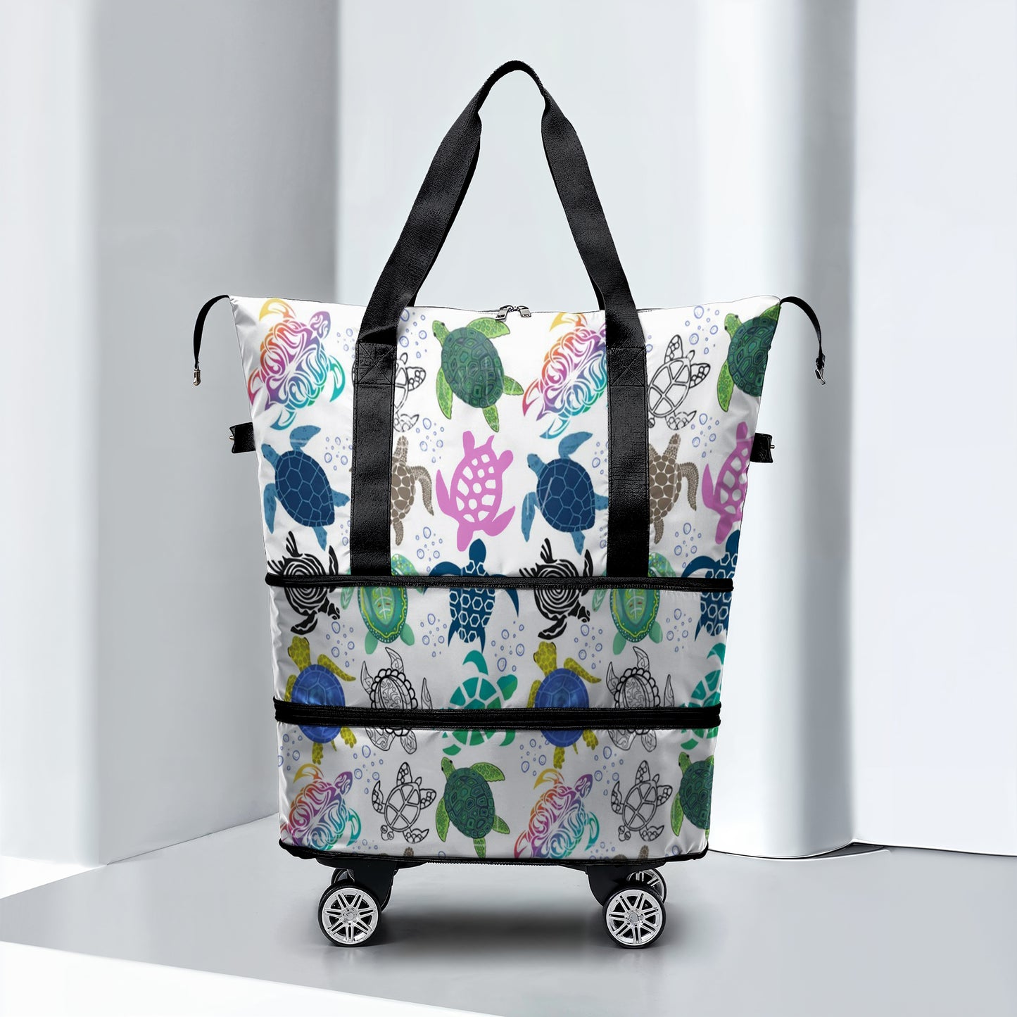 Cee™ Rolling Duffle Bag Colorful Sea Turtle