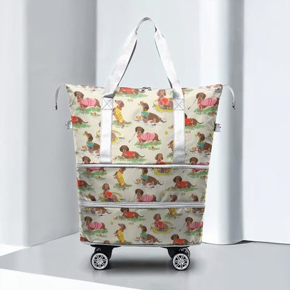 Cee™ Rolling Duffle Bag Dachshund Summer Fun