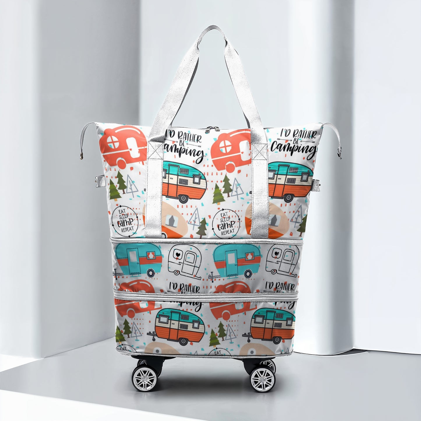 Cee™ Rolling Duffle Bag Campers Delight - Orange