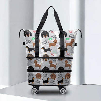 Cee™ Rolling Duffle Bag Love My Dachshund