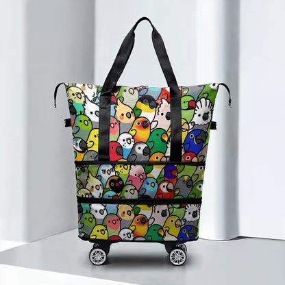 Cee™ Rolling Duffle Bag Parrot Parade