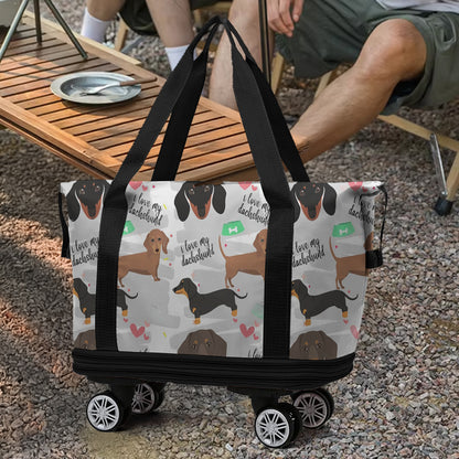 Cee™ Rolling Duffle Bag Love My Dachshund