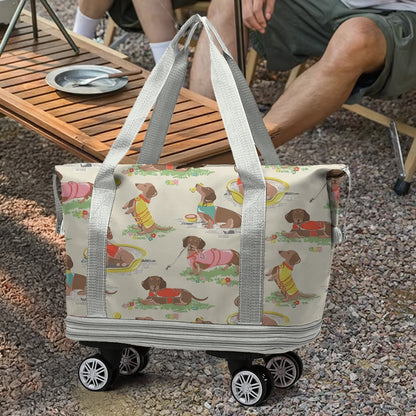 Cee™ Rolling Duffle Bag Dachshund Summer Fun