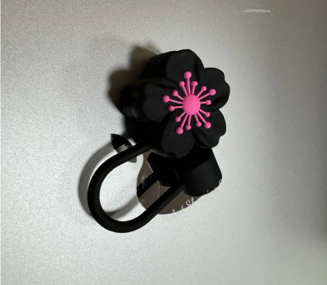 10mm Bow Straw Covers – Cute Reusable Silicone Toppers for Tumbler