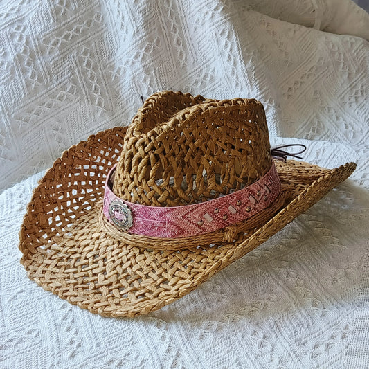 Ceeprints Natural Cowboy Hat