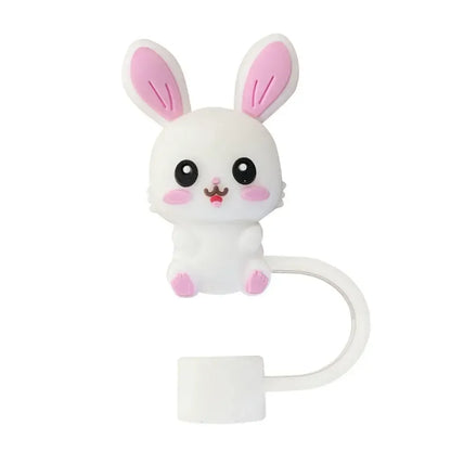 1PC Bear Straw Tip Cover – 10mm Dust-Proof Silicone Topper for 30/40oz Tumblers