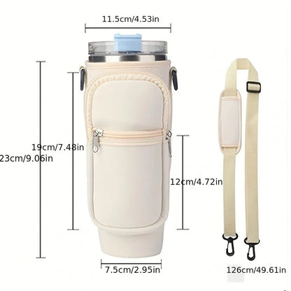Ice Brave Cup Cover – Fits 30oz/40oz Cups, with 2 Storage Pouches for Phone & Essentials