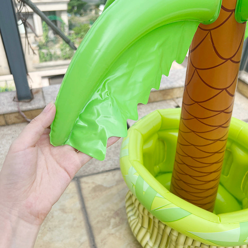 Inflatable Palm Tree Ice Bucket – Fun Party Drink Cooler