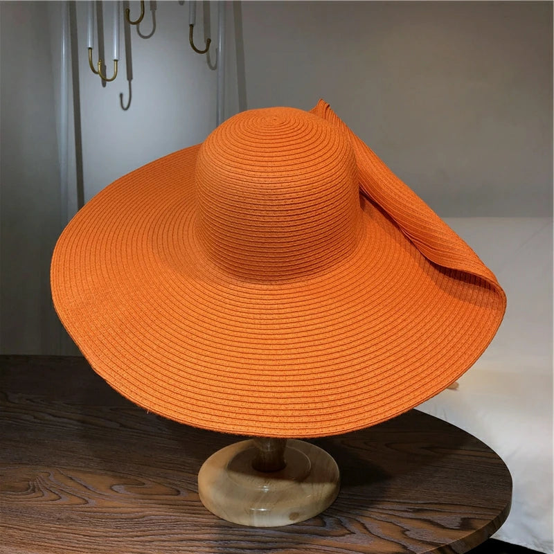 Ceeprints 25cm Elegant Raffia Sun Hat