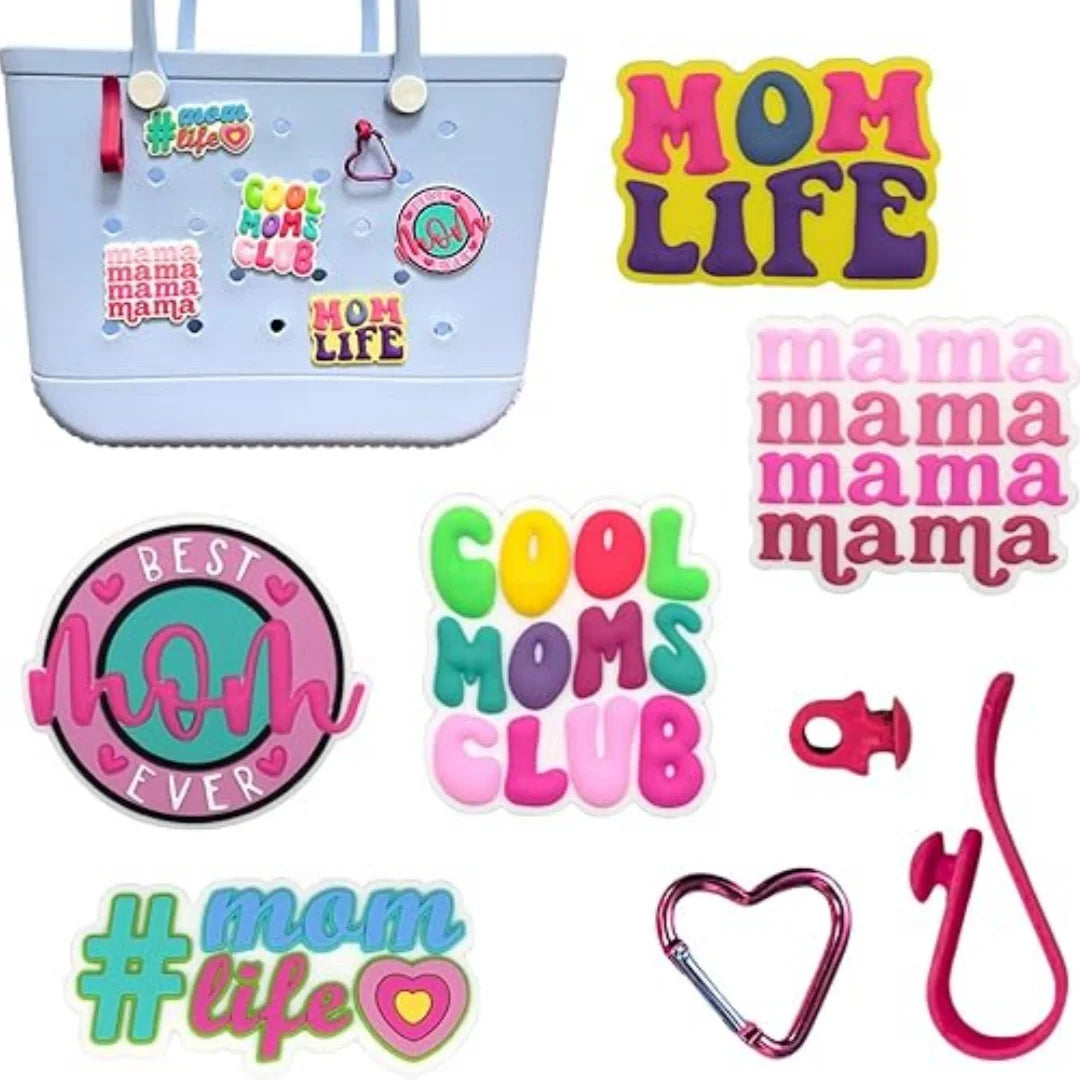 Beach Bag Charms – Pearls, Love, Butterfly & Chain for Simply Southern