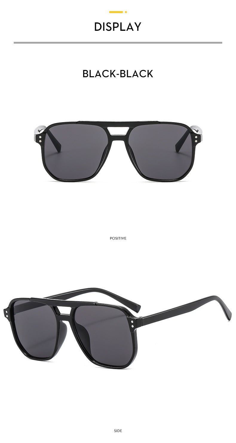 Vintage Square Sunglasses – Chic UV400 Eyewear for Men & Women