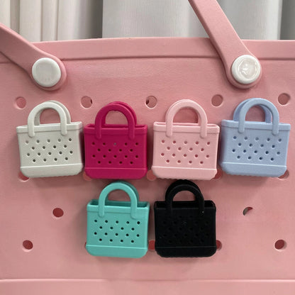 Mini EVA Beach Bag Accessories – Hanging Storage for Headphones & Small Items, Cute Gifts