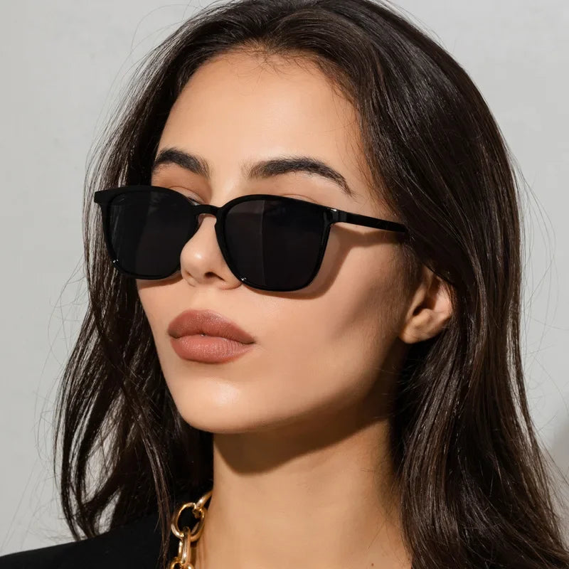 Fashion Vintage Square Sunglasses for Women – Luxury Designer Shades