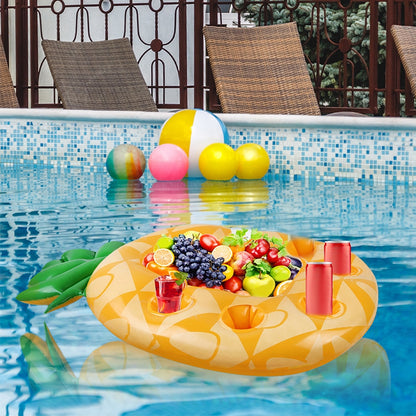 Pineapple Inflatable Drink Holder – Pool & Party Float