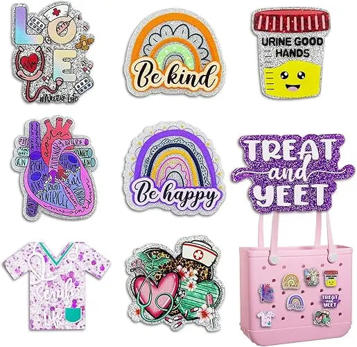 Beach Bag Charms – Pearls, Love, Butterfly & Chain for Simply Southern