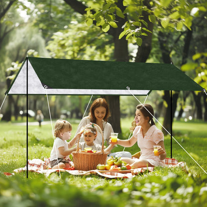 Large Waterproof Camping Tarp – Ultralight Sun Shelter & Awning