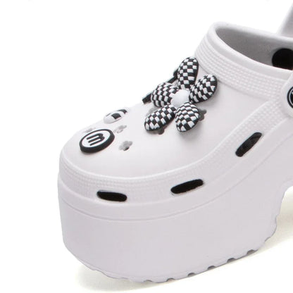 Women’s Cloud Clog Slippers – High Heel Platform Sandals