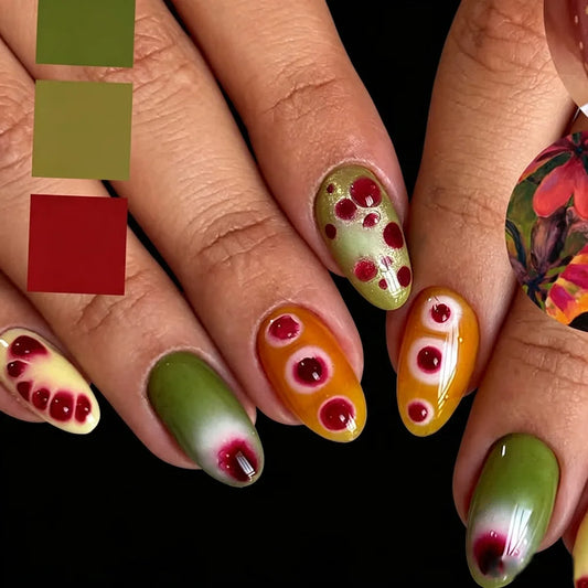 Dopamine 3D No. 22 press-on nails