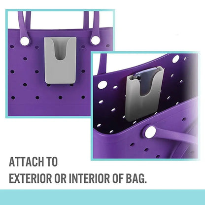 Rubber Phone Holder Charm – DIY Insert Accessory for Beach Bags