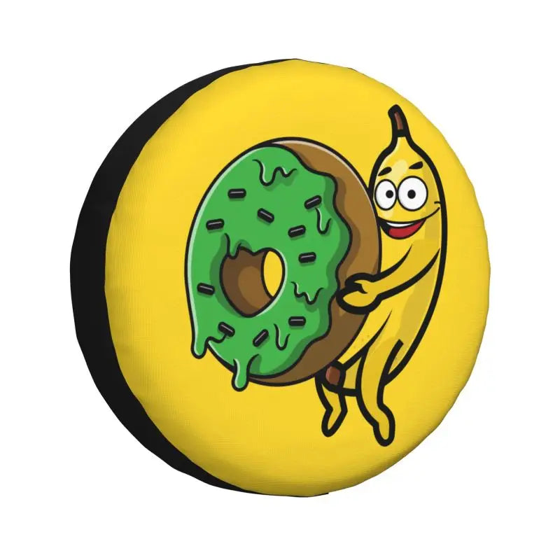 Custom Pink Donut Spare Tire Cover – Fits 14" 15" 16" Wheels