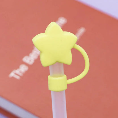 10mm Star Shape Straw Cover With  30/40 Oz Tumbler Silicone Star