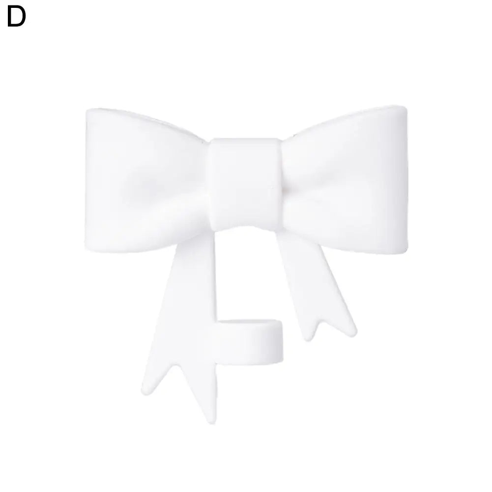 Lovely Bow Straw Covers – Reusable Silicone Toppers for 30/40oz Tumbler