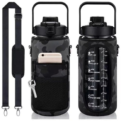 2L Water Bottle Holder – Thermo Pouch with Strap & Carrier Sleeve