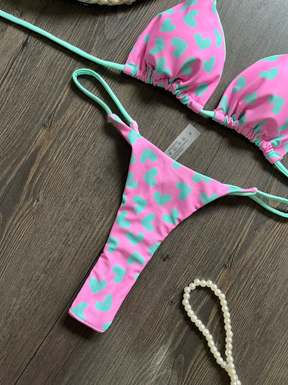Sexy Halter Brazilian Bikini Set – Women's Swimwear
