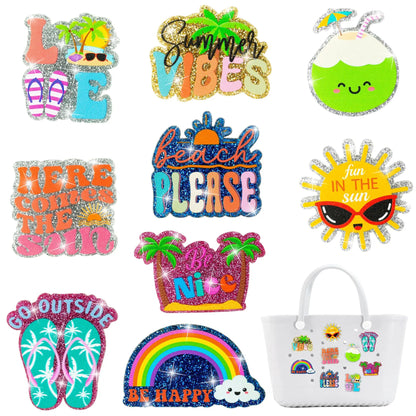 Beach Bag Charms – Pearls, Love, Butterfly & Chain for Simply Southern
