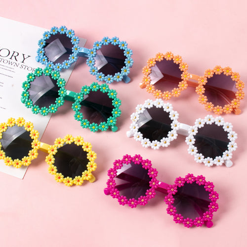 Ceeprints 5PCS Daisy Flower Sunglasses – Fun Party Photo Props