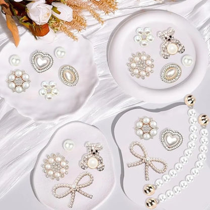 Beach Bag Charms – Pearls, Love, Butterfly & Chain for Simply Southern
