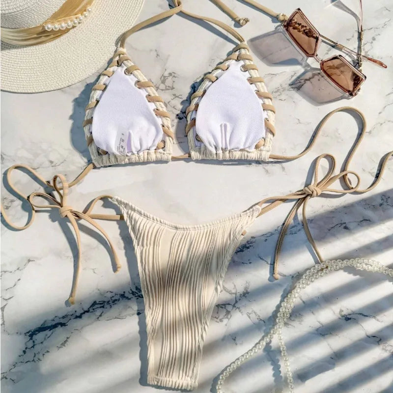 Sexy Brazilian Bikini Set 2025 – Women's Swimwear for Beach & Pool