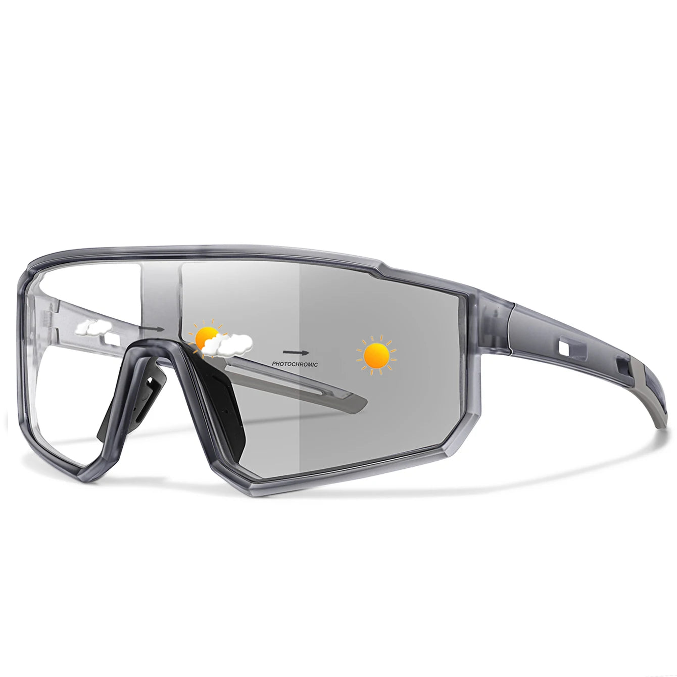 Fashion Brand Photochromic Cycling Sunglasses – Adaptive Sports Eyewear for Men & Women