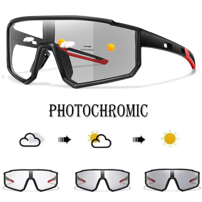 Fashion Brand Photochromic Cycling Sunglasses – Adaptive Sports Eyewear for Men & Women