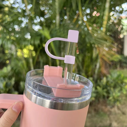 Splash-Proof Silicone Straw Covers – Leak-Proof Dust Caps for 30/40oz Tumblers