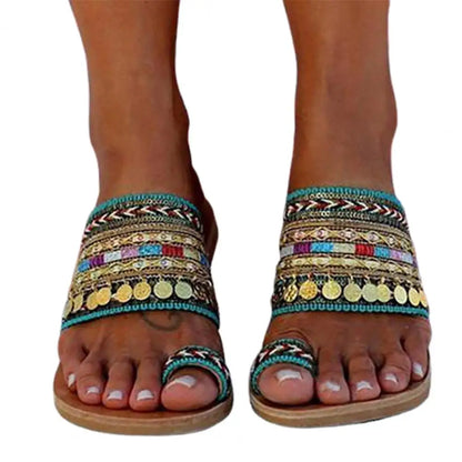 Ceeprints Tassel Flip-Flops