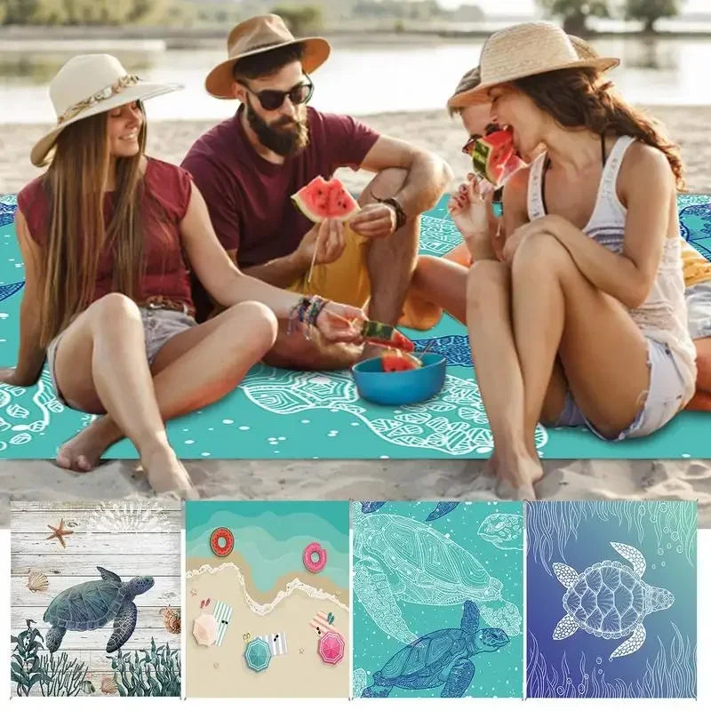 Waterproof & Sandproof Picnic Mat – Portable Outdoor Blanket
