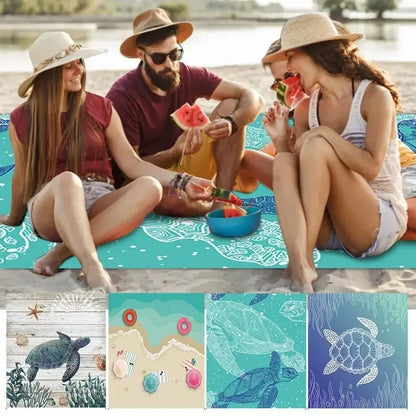 Waterproof & Sandproof Picnic Mat – Portable Outdoor Blanket