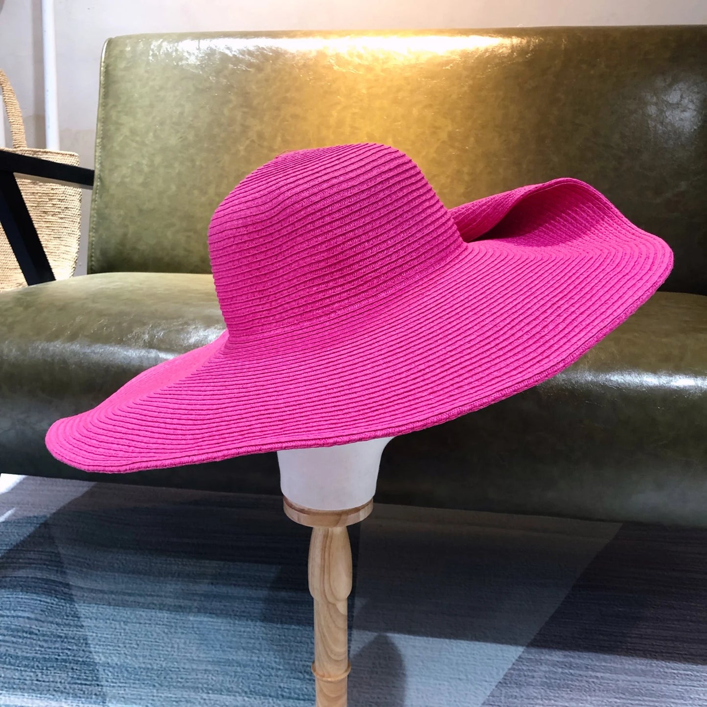 Ceeprints 25cm Elegant Raffia Sun Hat